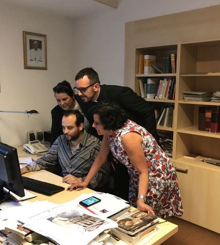 Área de Comunicaciones se prepara para la visita del Papa Francisco